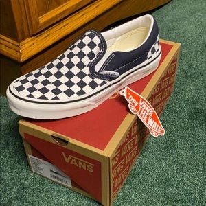 Kids Checkerboard Vans